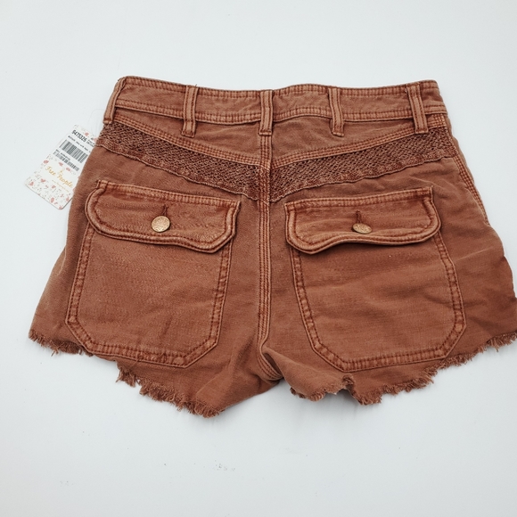 NWT - Free People Great Expectations Lace Trim Shorts - Picture 3 of 7